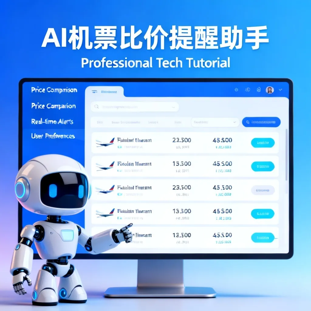 AI机票比价提醒助手配图2