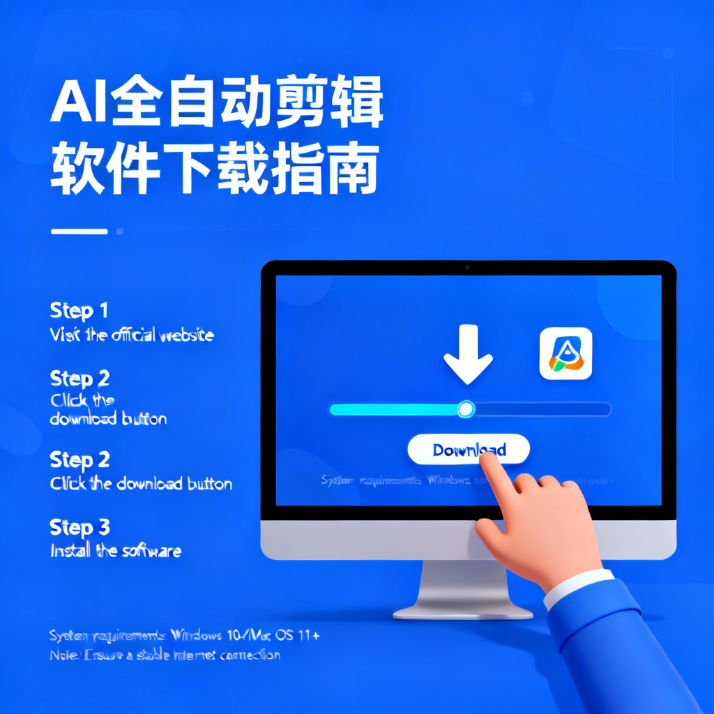 ai全自动剪辑软件怎么下载？2026最新完整教程与实操指南配图1