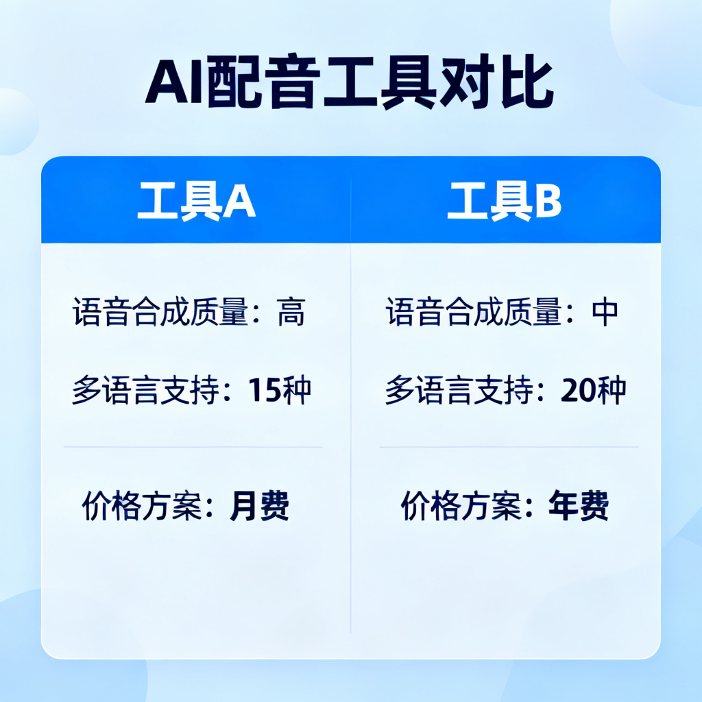 AI配音工具对比?2026最新完整教程与实操指南配图1