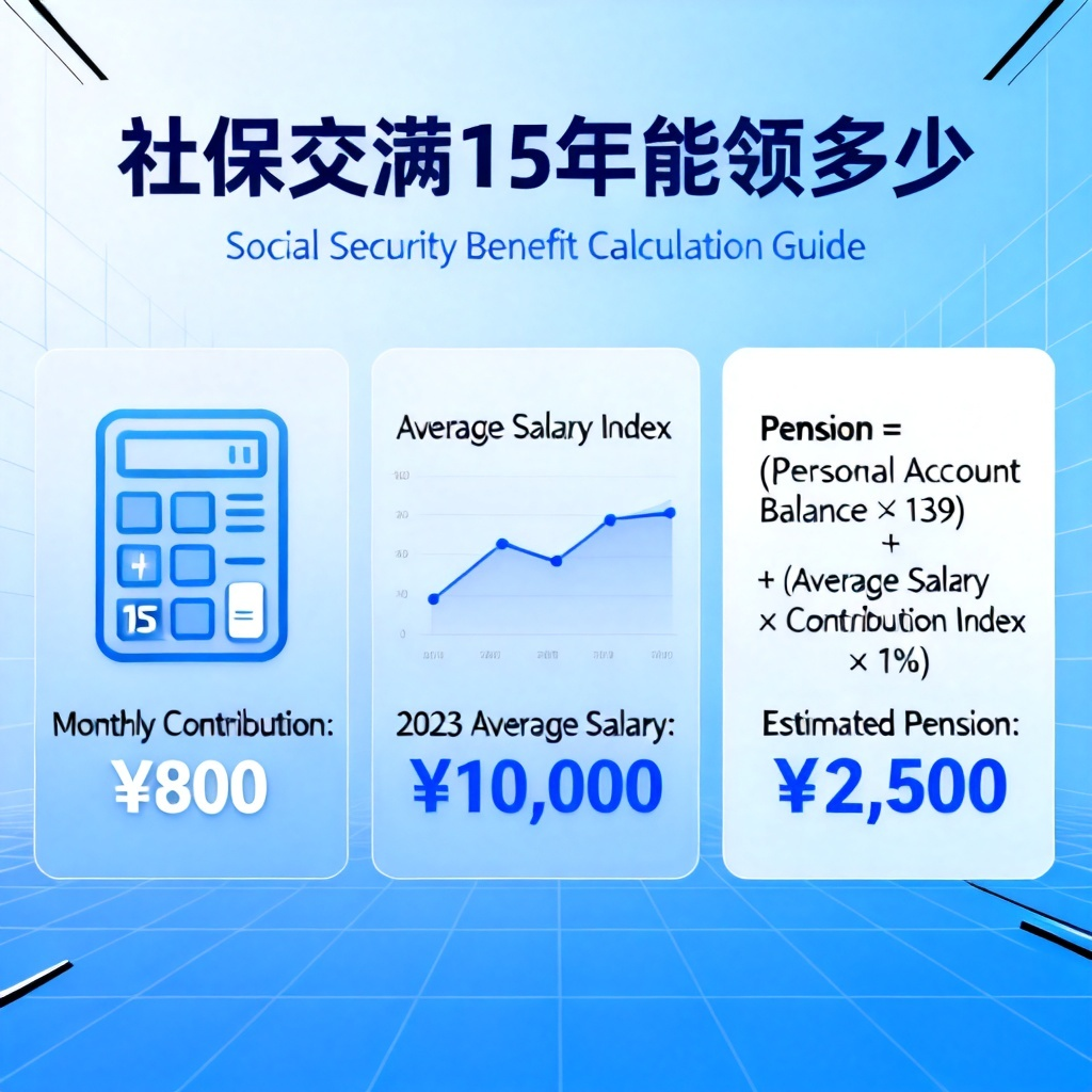 社保交满15年能领多少？2026最新完整教程与实操指南配图1