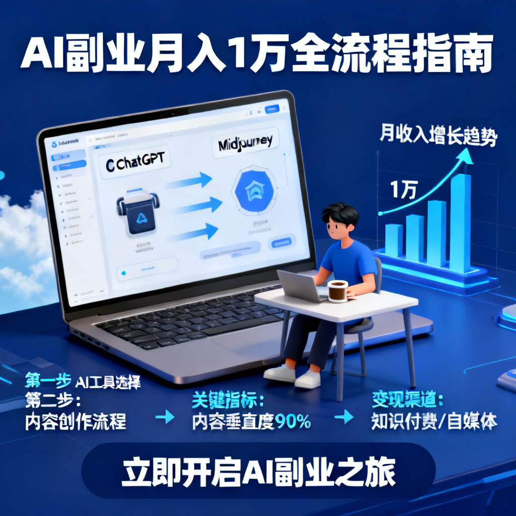 用AI做副业月入1万 2026完整指南配图1