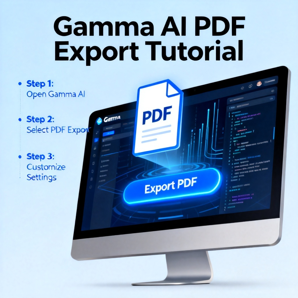 Gamma AI导出PDF?2026最新完整教程与实操指南配图2