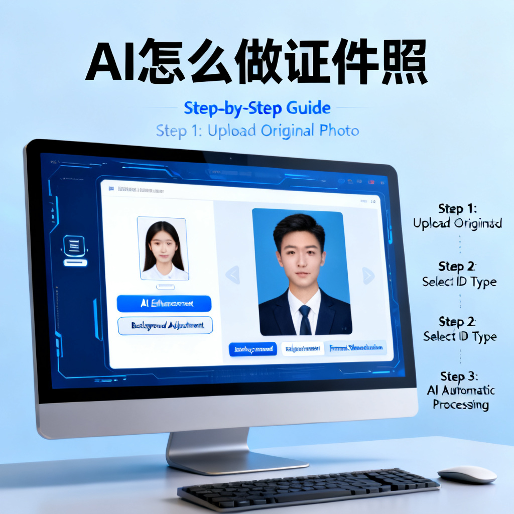 AI怎么做证件照?2026最新完整教程与实操指南配图2