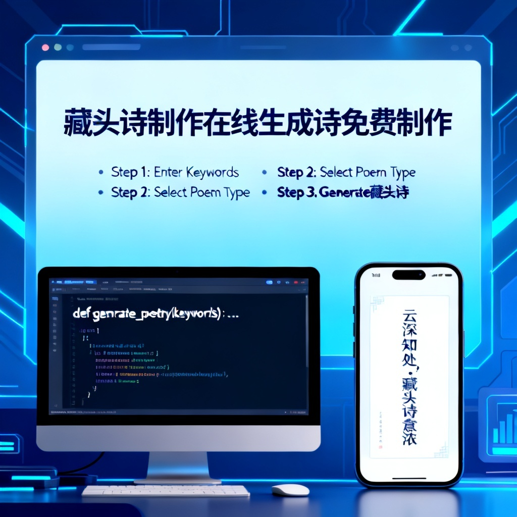 藏头诗制作在线生成诗免费制作？2026最新完整教程与实操指南配图2