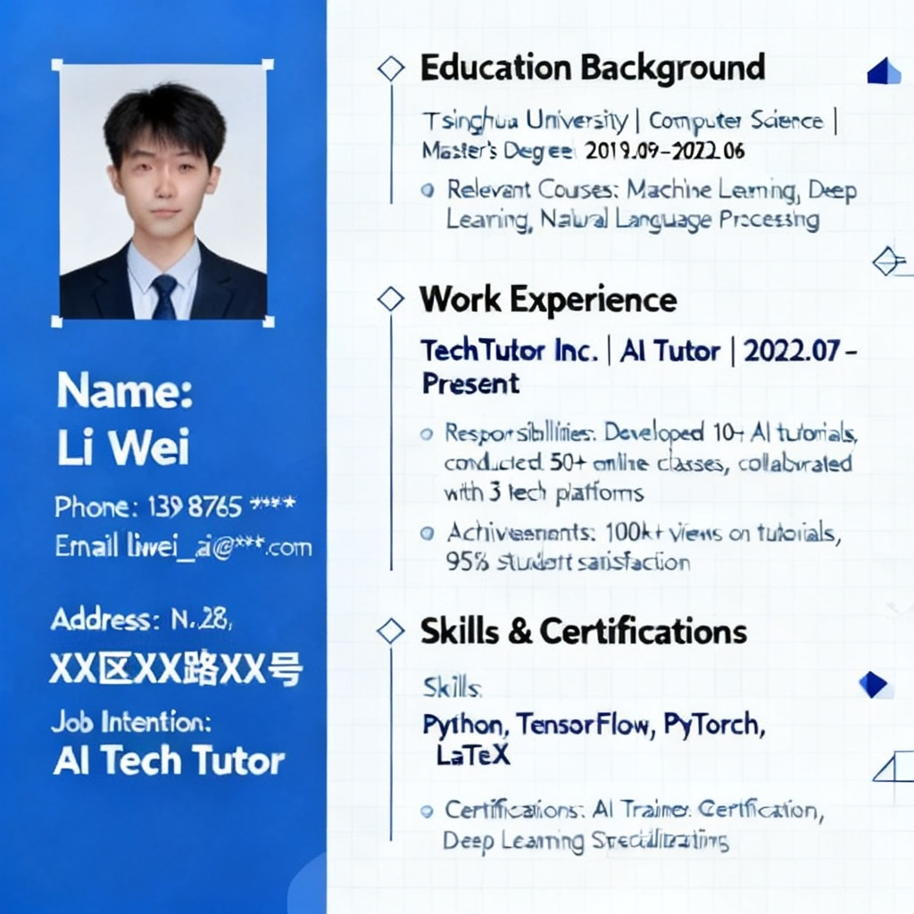 AI做简历模板？2026最新完整教程与实操指南配图2