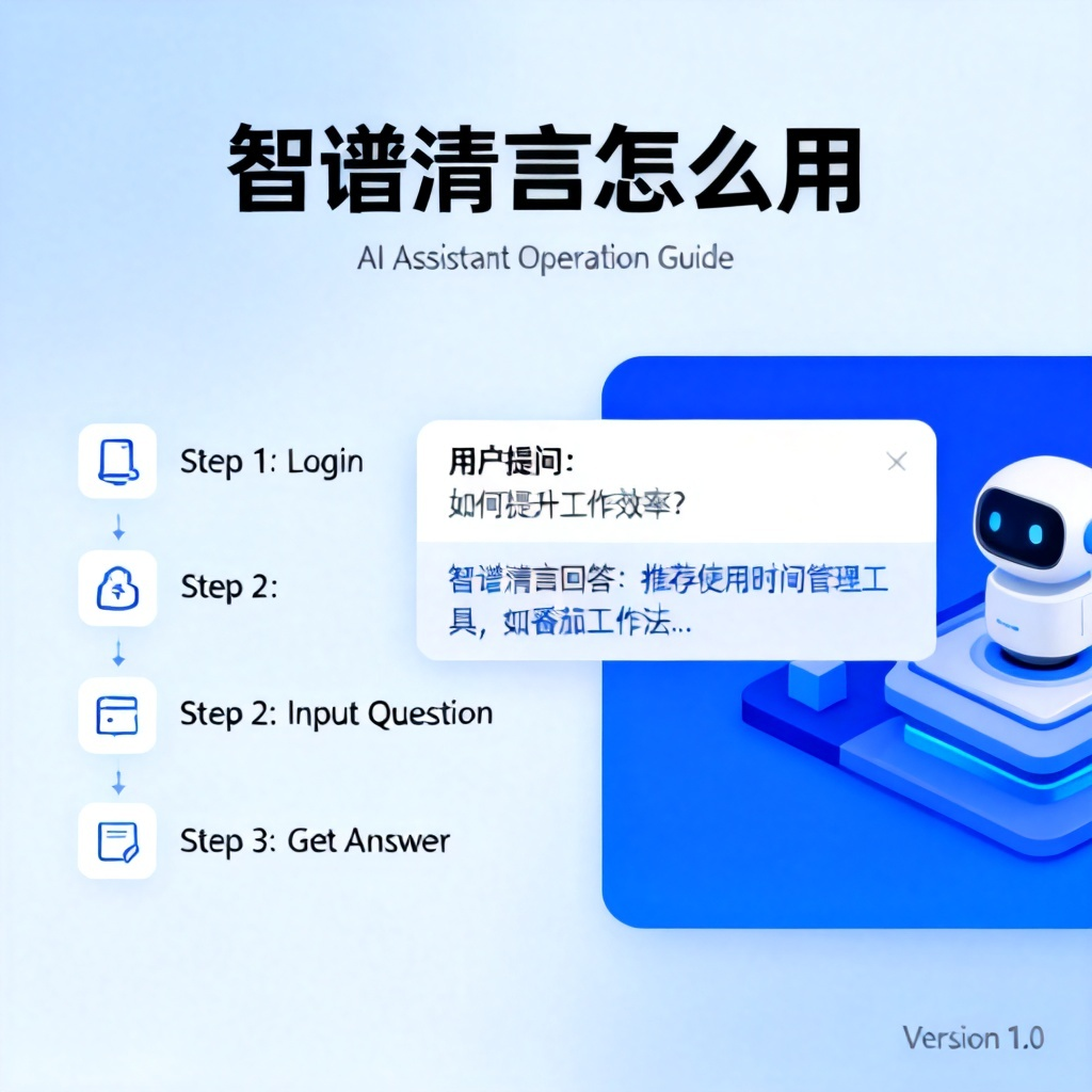 智谱清言怎么用?2026最新完整教程与实操指南配图1
