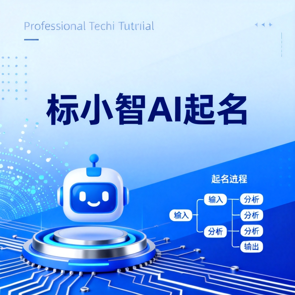 标小智AI起名?2026最新完整教程与实操指南配图2