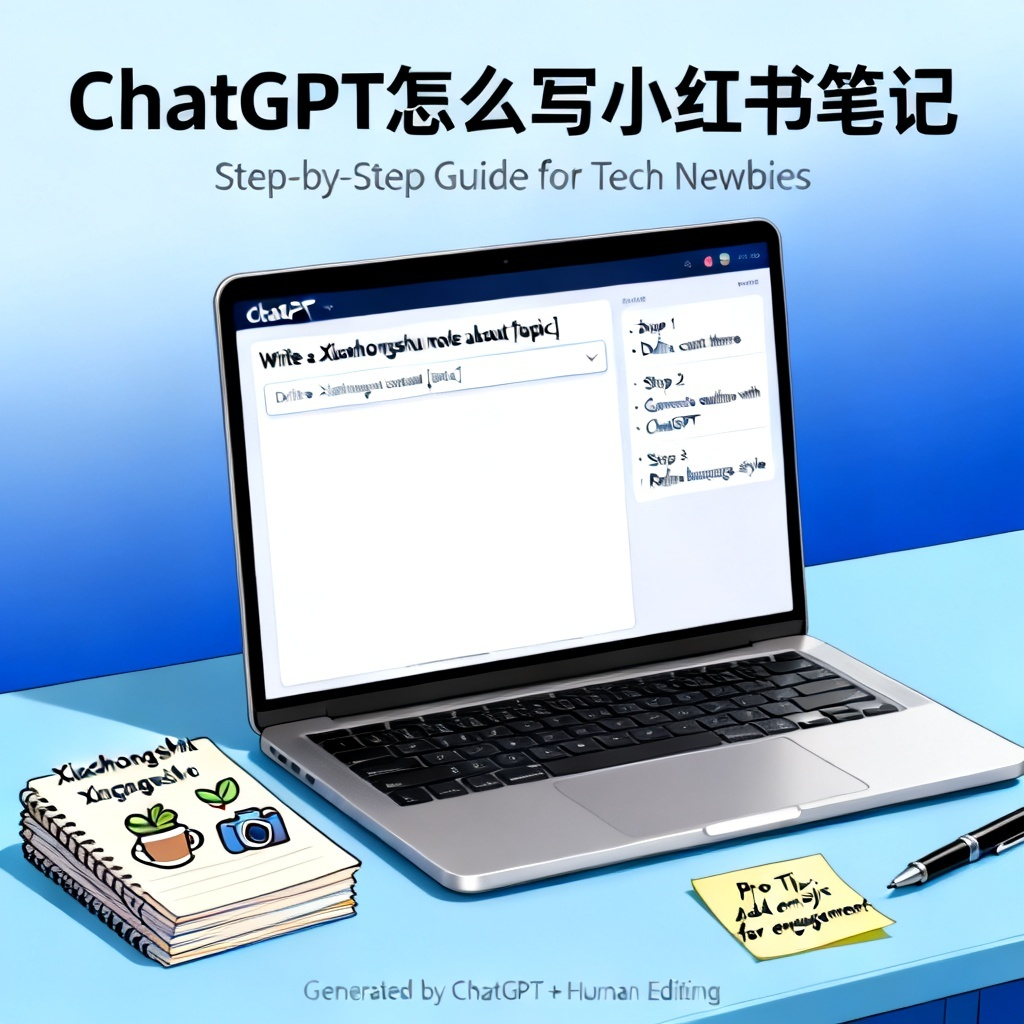 ChatGPT怎么写小红书笔记?2026最新完整教程与实操指南配图1