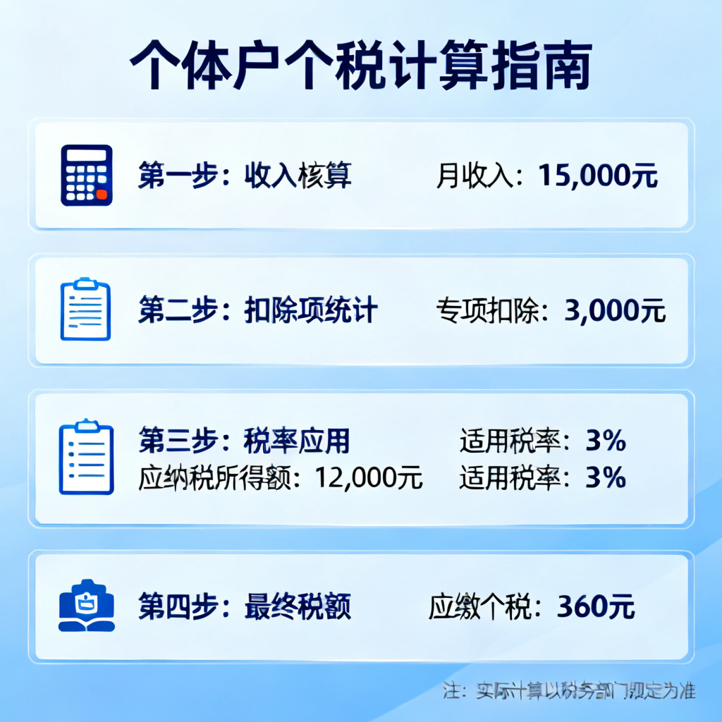 个体户个税计算?2026最新完整教程与实操指南配图2