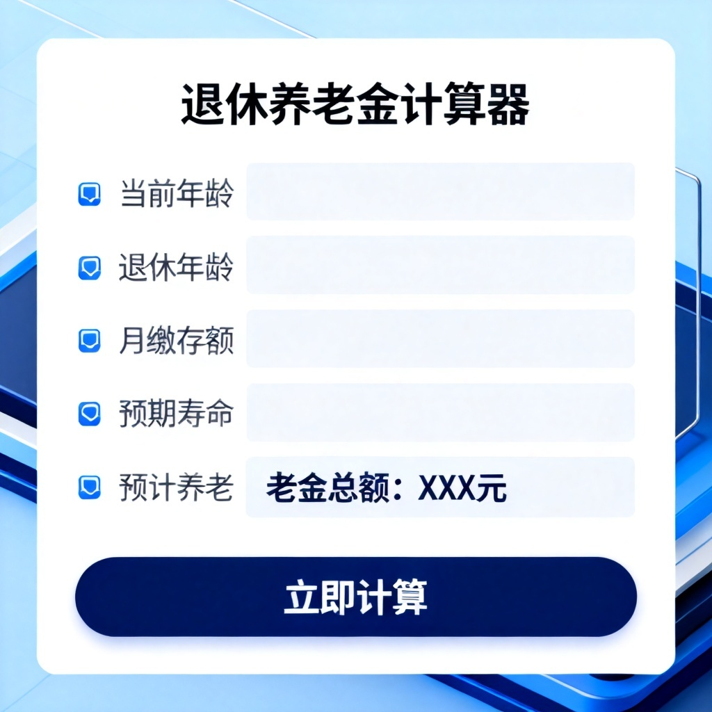 退休养老金计算器?2026最新完整教程与实操指南配图1