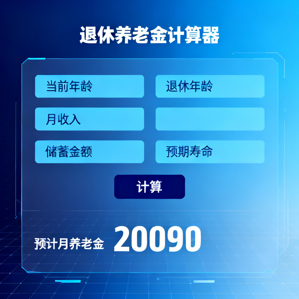 退休养老金计算器?2026最新完整教程与实操指南配图2