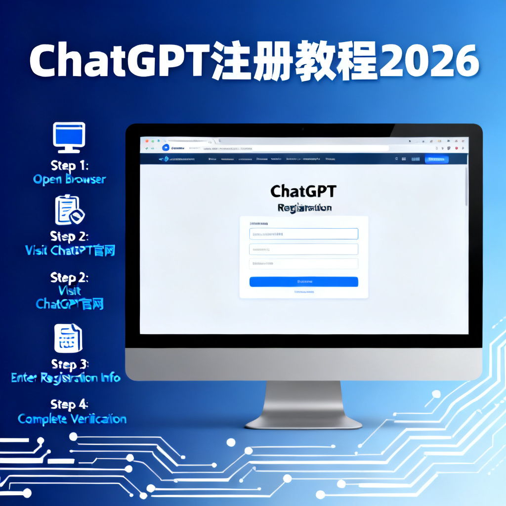 ChatGPT注册教程2026？2026最新完整教程与实操指南配图2