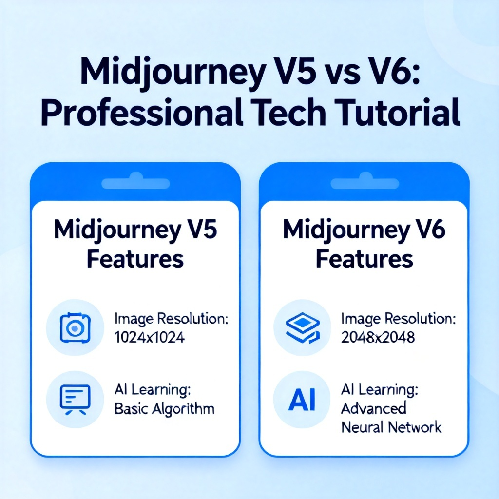 Midjourney V5 vs V6?2026最新完整教程与实操指南配图1