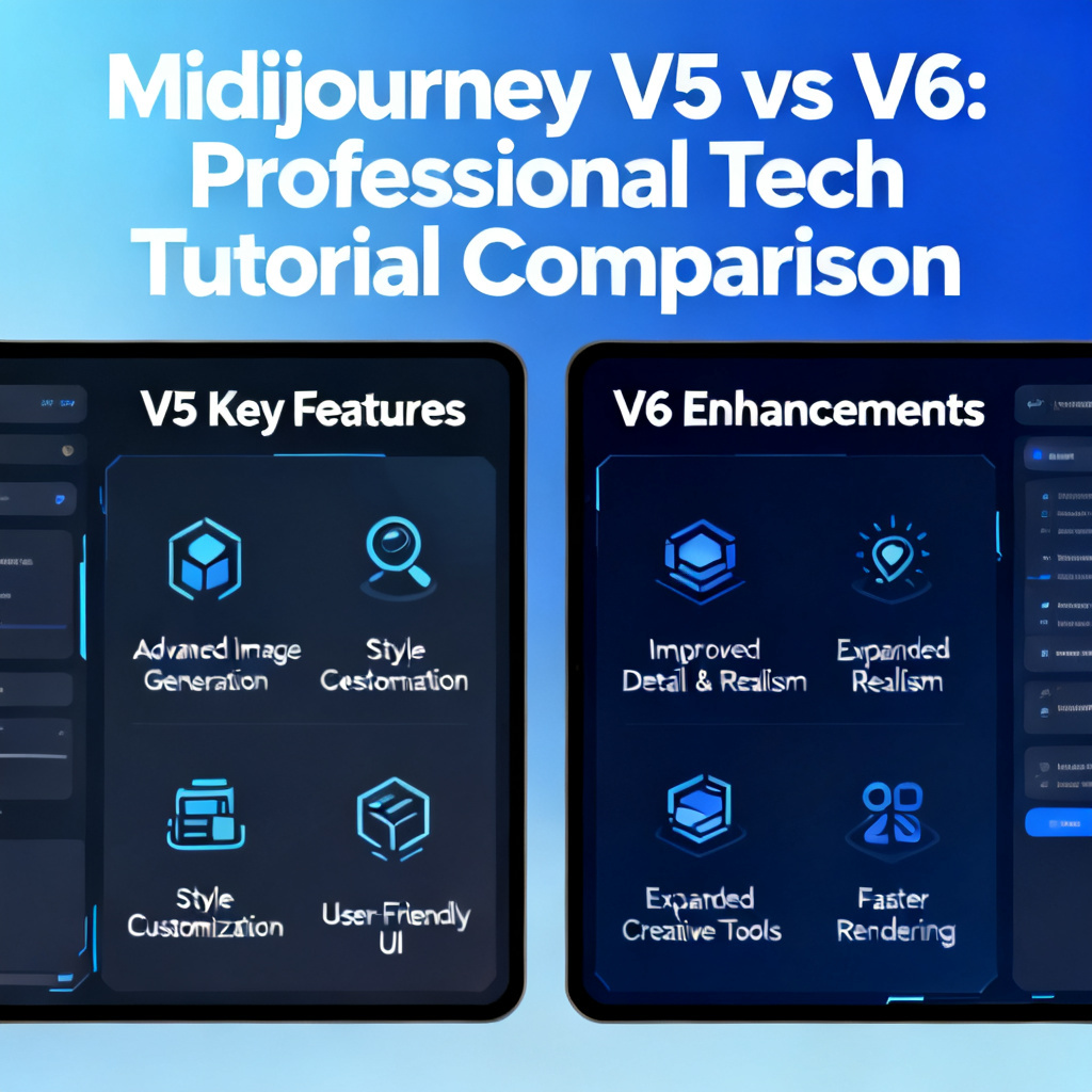 Midjourney V5 vs V6?2026最新完整教程与实操指南配图2