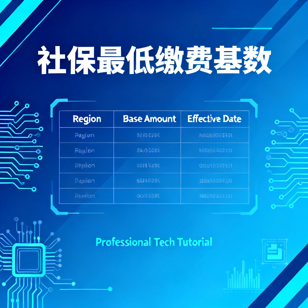社保最低缴费基数?2026最新完整教程与实操指南配图1