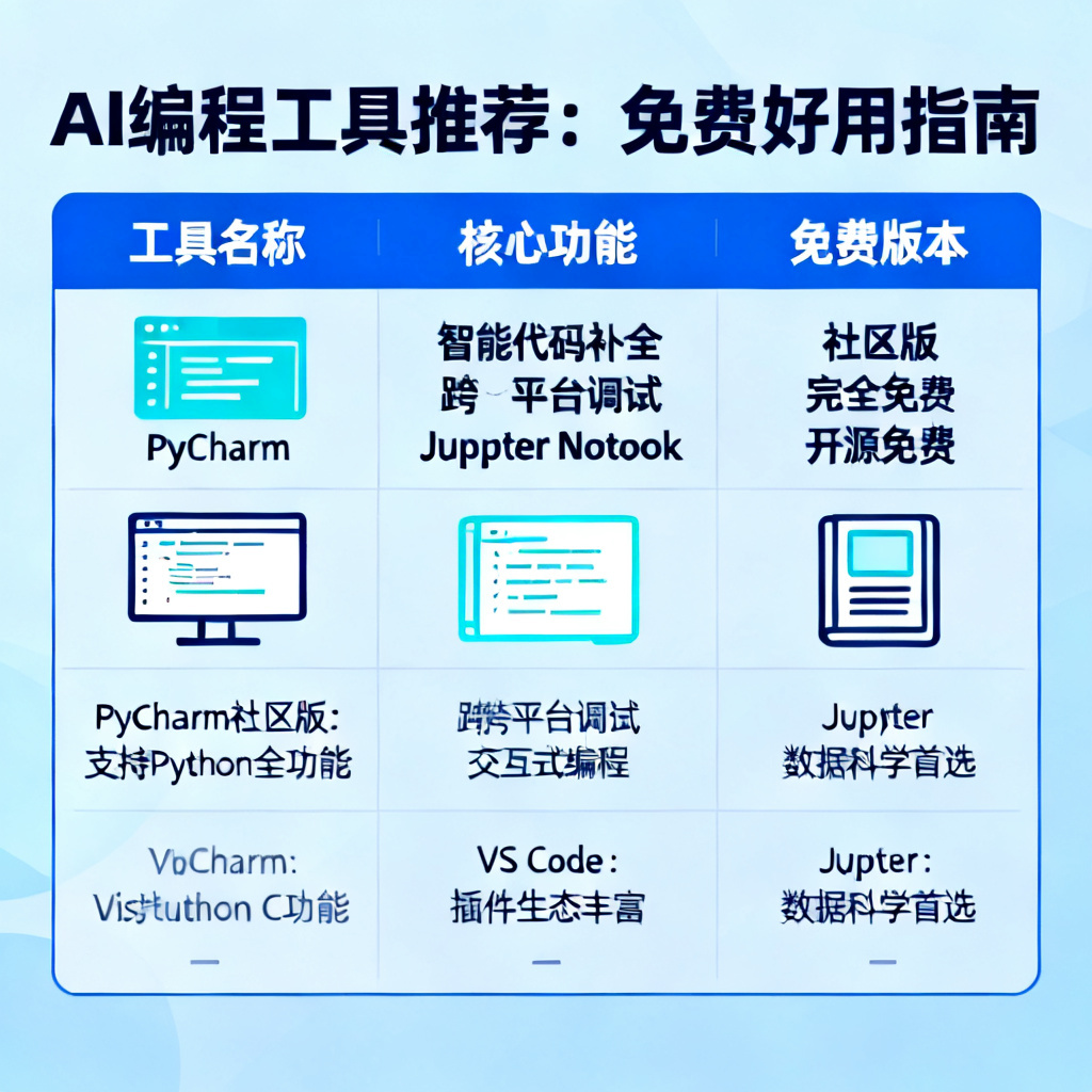 AI编程工具哪个好用免费？2026最新完整教程与实操指南配图2