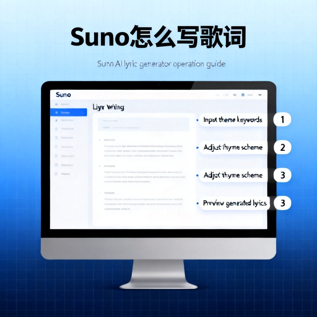 Suno怎么写歌词?2026最新完整教程与实操指南配图1
