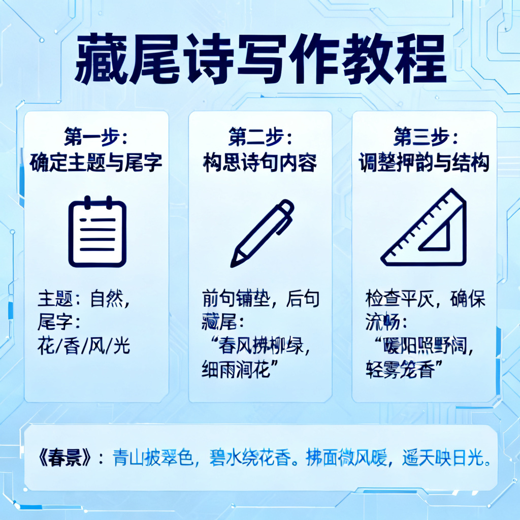 藏尾诗怎么写?2026最新完整教程与实操指南配图1
