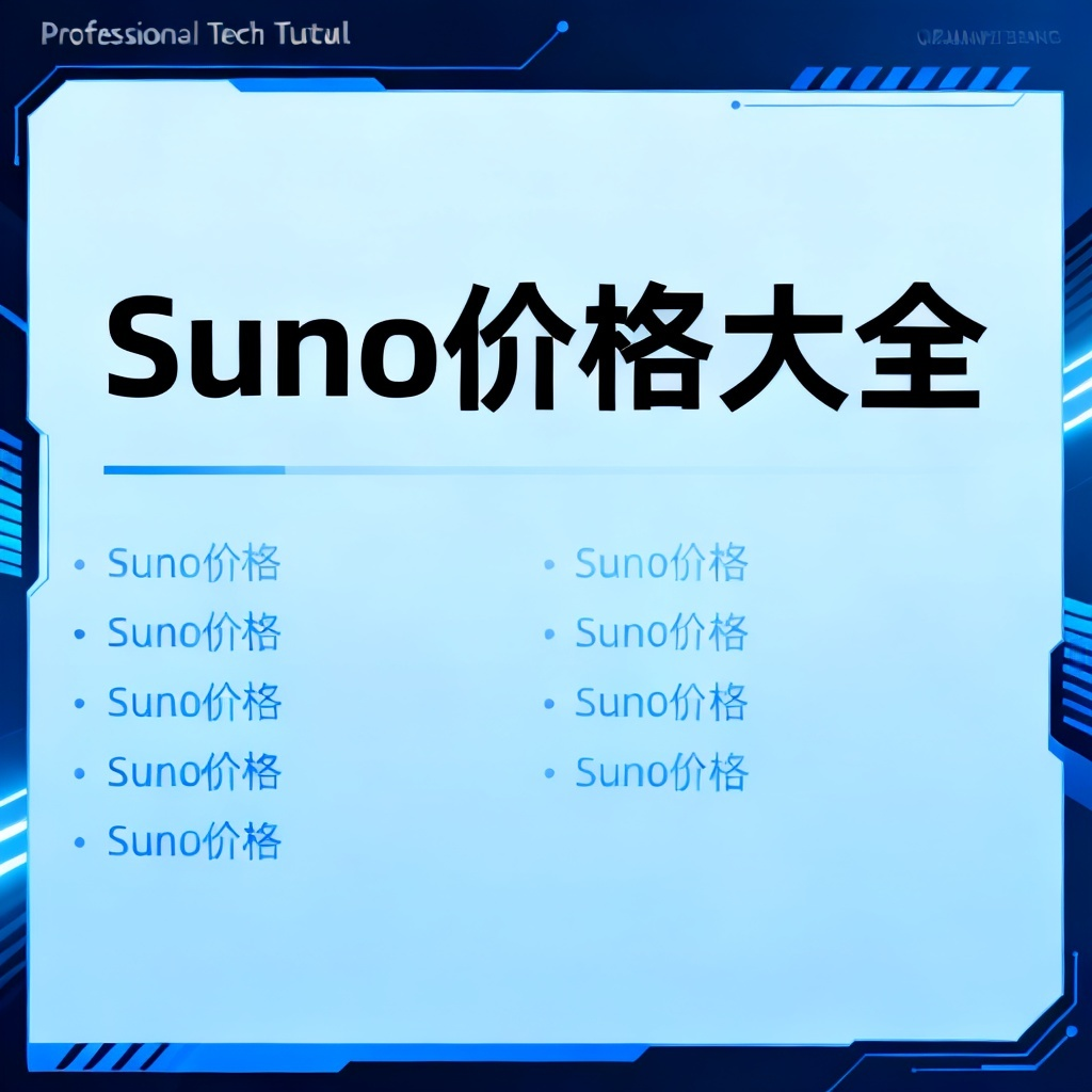 Suno价格大全?2026最新完整教程与实操指南配图1