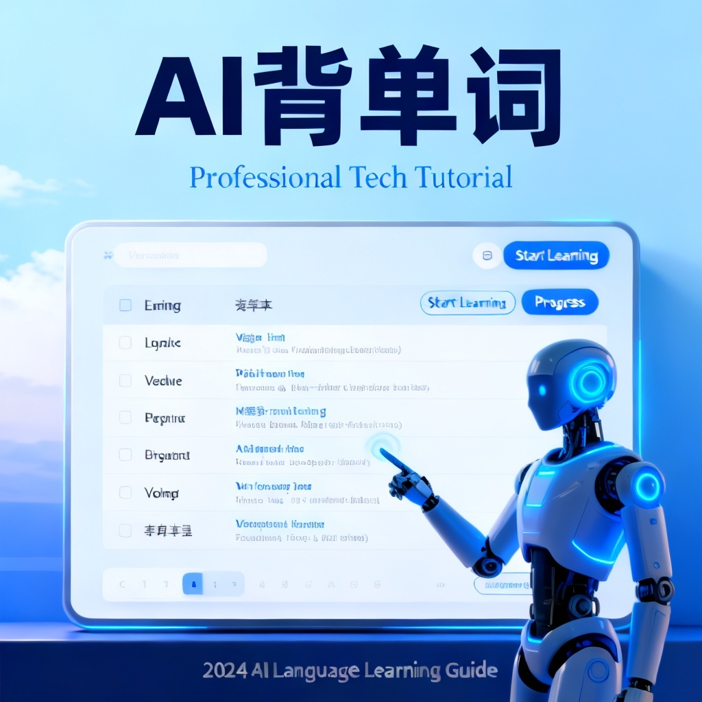 AI背单词?2026最新完整教程与实操指南配图2