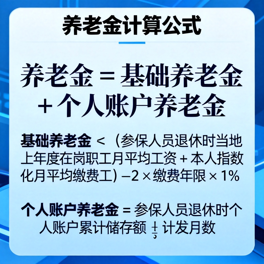养老金计算公式?2026最新完整教程与实操指南配图1
