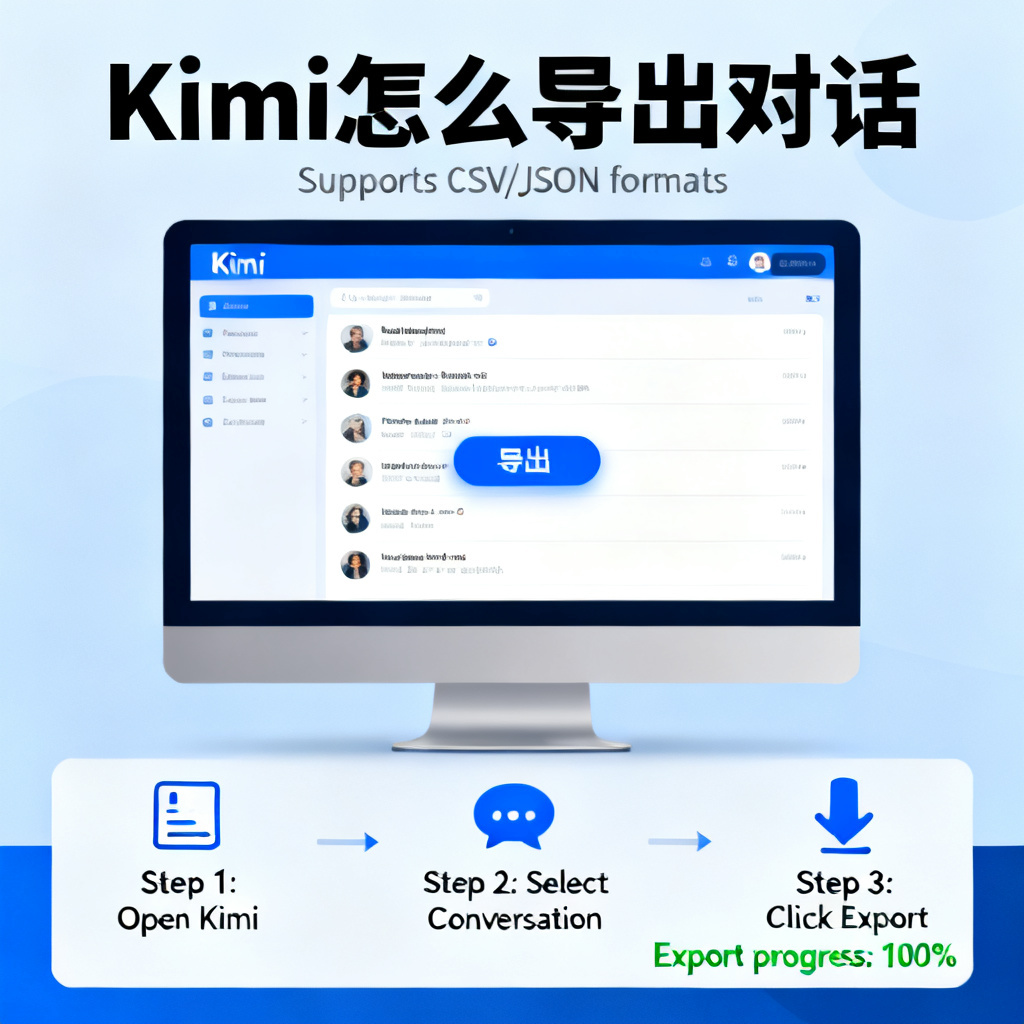 Kimi怎么导出对话?2026最新完整教程与实操指南配图2