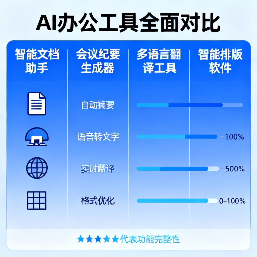 AI办公工具全面对比?2026最新完整教程与实操指南配图2