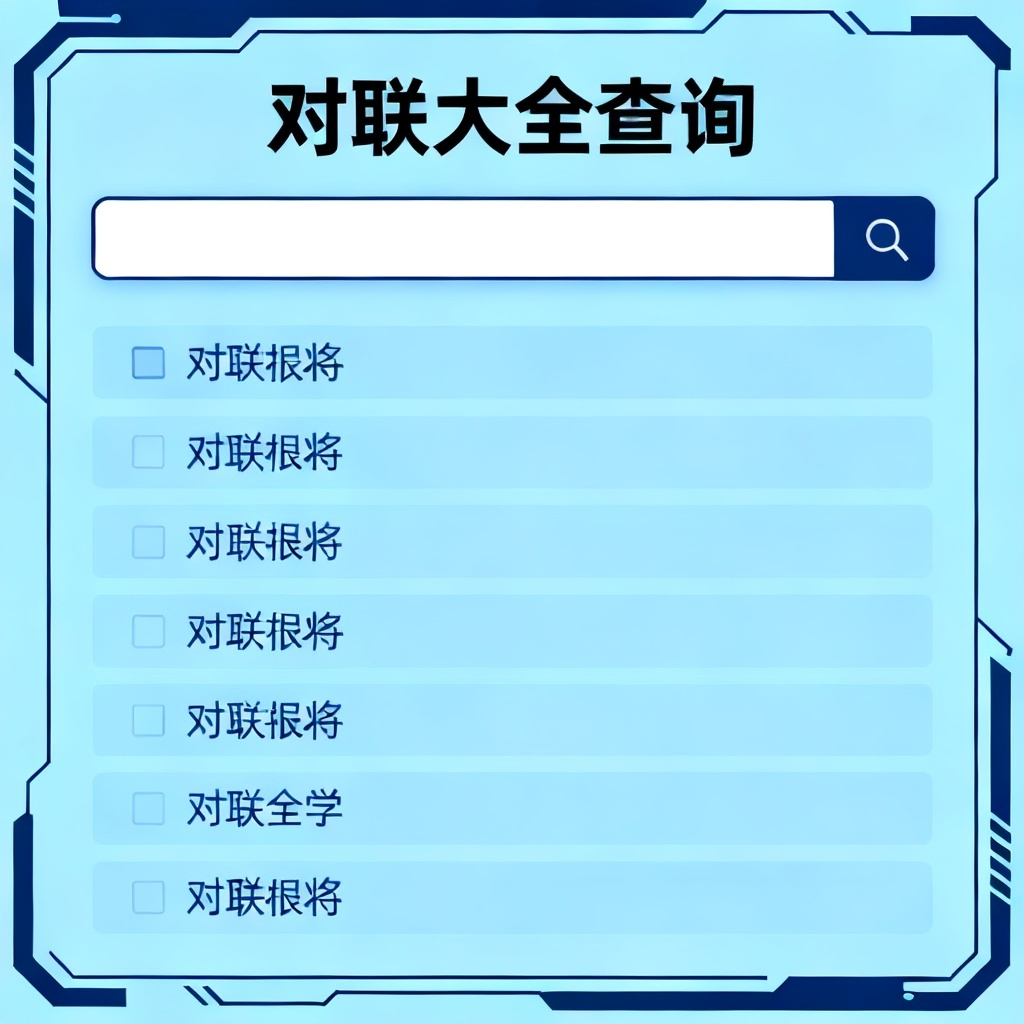 对联大全查询?2026最新完整教程与实操指南配图1
