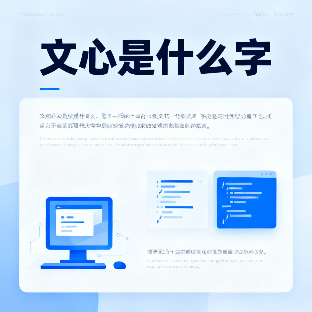 文心是什么字？2026最新完整教程与实操指南配图1