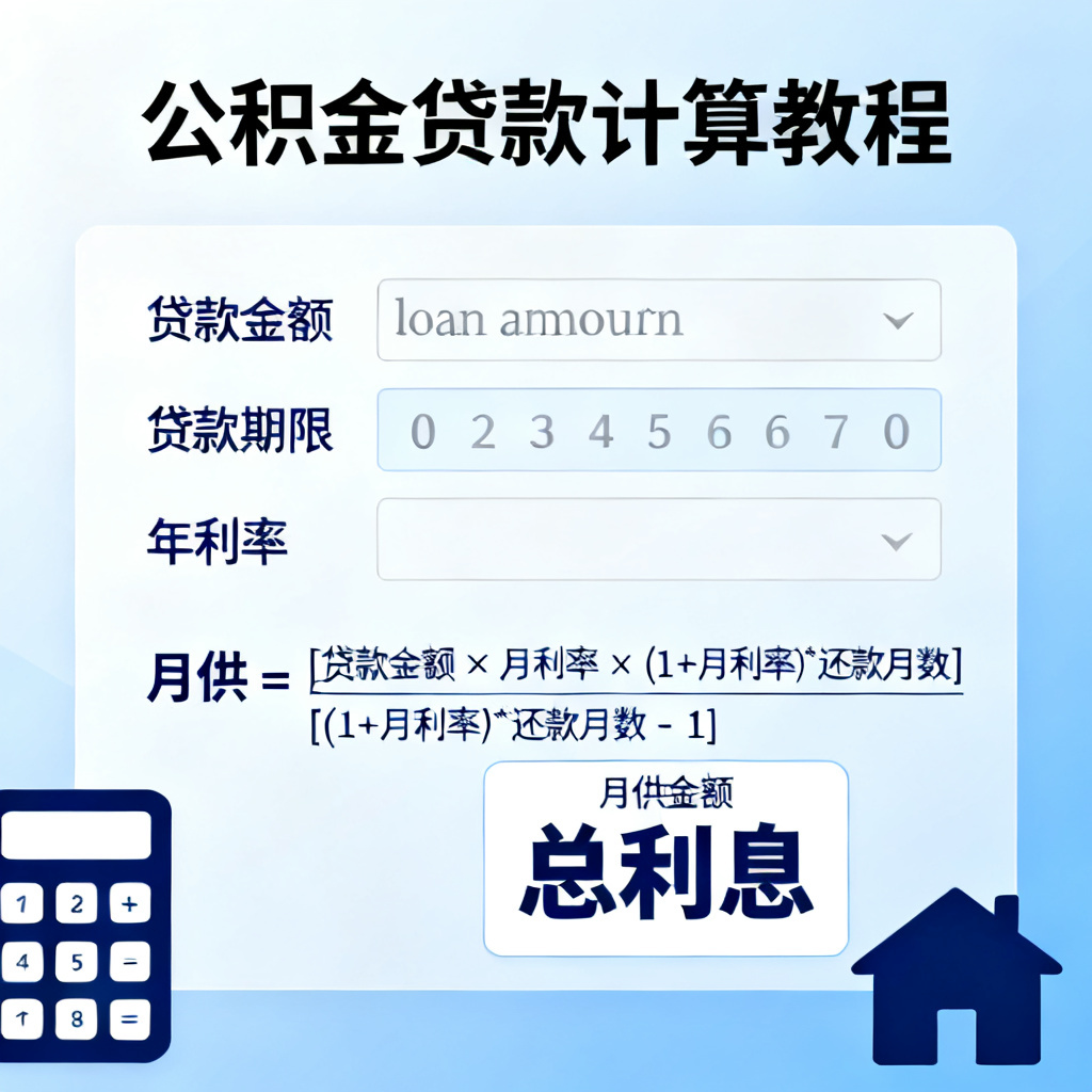 公积金贷款计算?2026最新完整教程与实操指南配图1