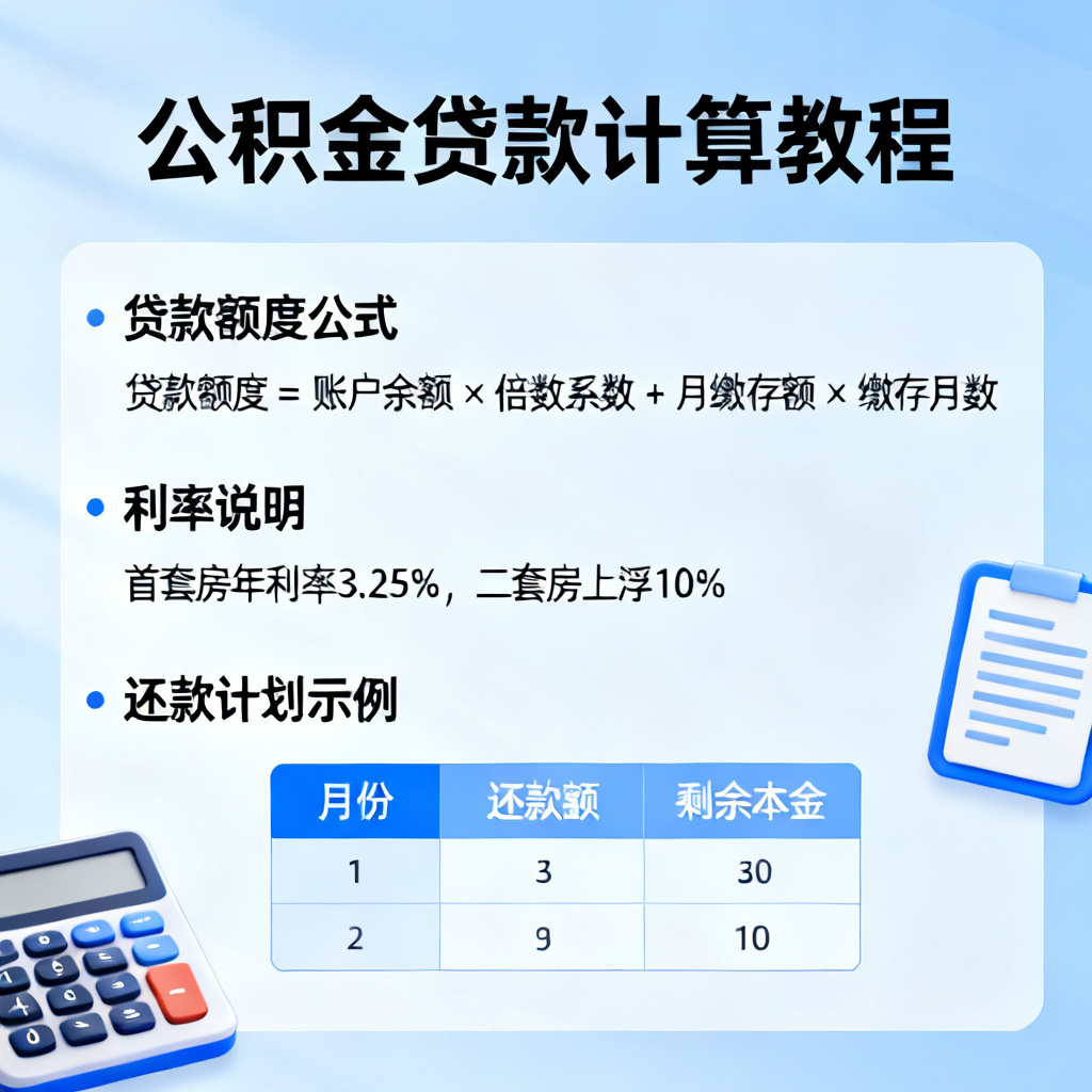 公积金贷款计算?2026最新完整教程与实操指南配图2