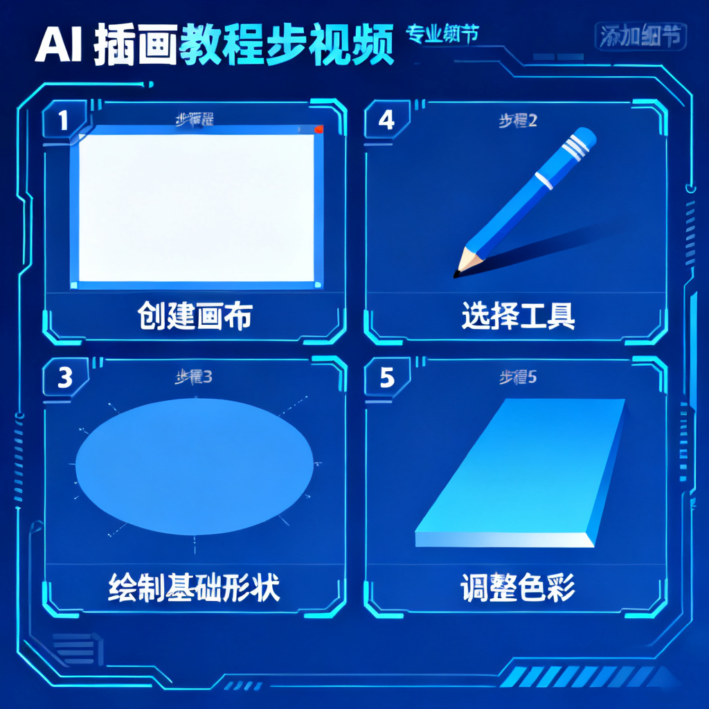 ai插画教程步骤视频？2026最新完整教程与实操指南配图2