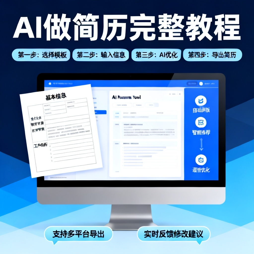 AI做简历完整教程?2026最新完整教程与实操指南配图1