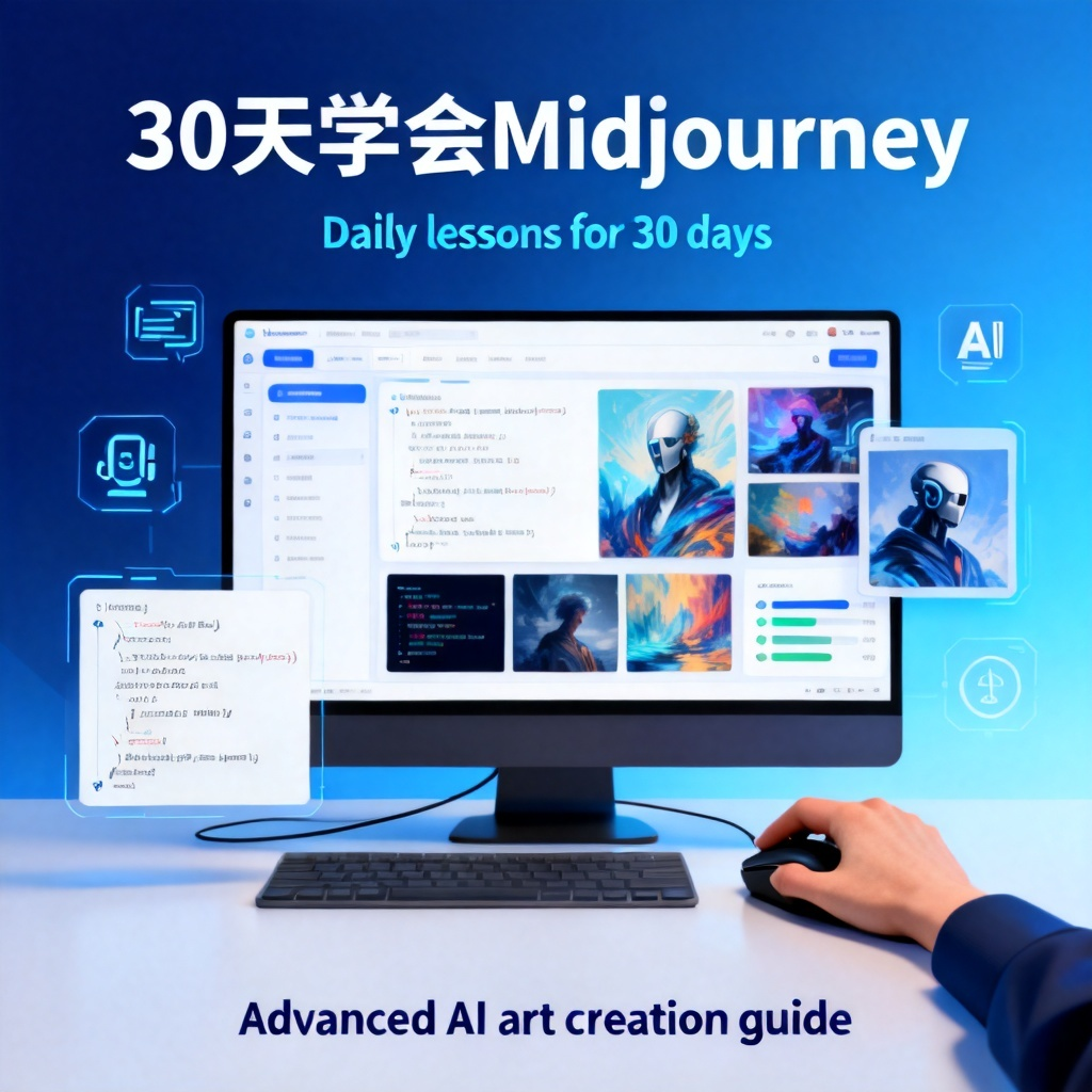 30天学会Midjourney?2026最新完整教程与实操指南配图1