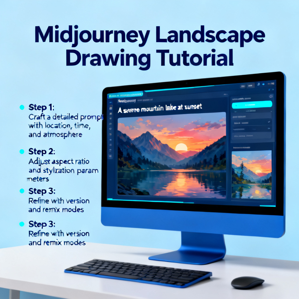 Midjourney怎么画风景?2026最新完整教程与实操指南配图1