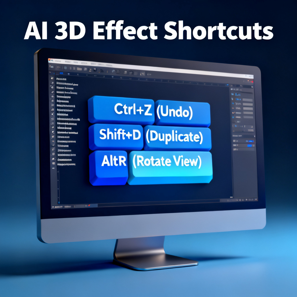 ai3d效果快捷键？2026最新完整教程与实操指南配图2