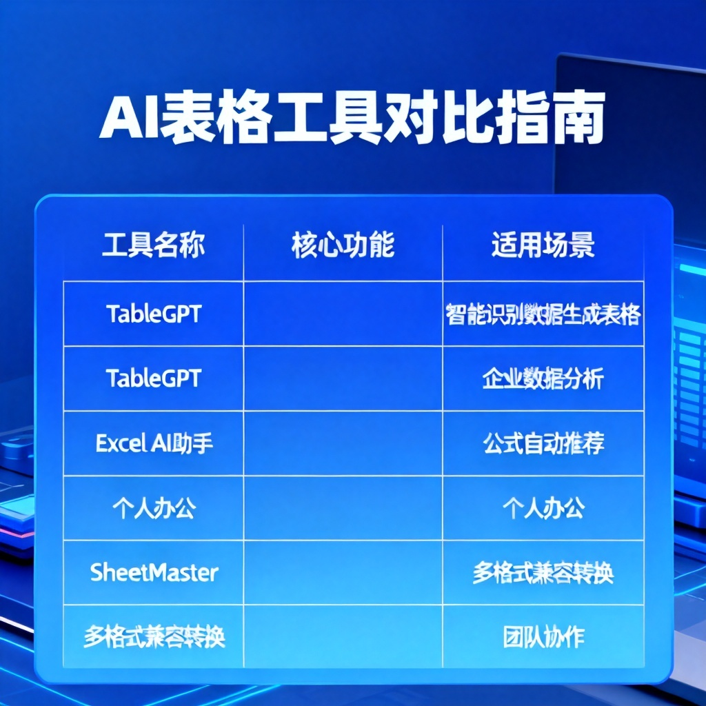 AI做表格哪个好？2026最新完整教程与实操指南配图1