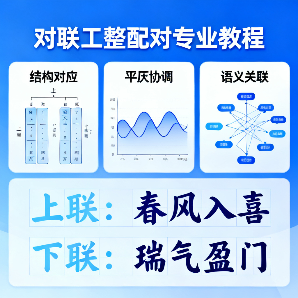 2026年对联怎么对才工整?从格律到AI,手把手教你写出让人叫绝的好对联配图1