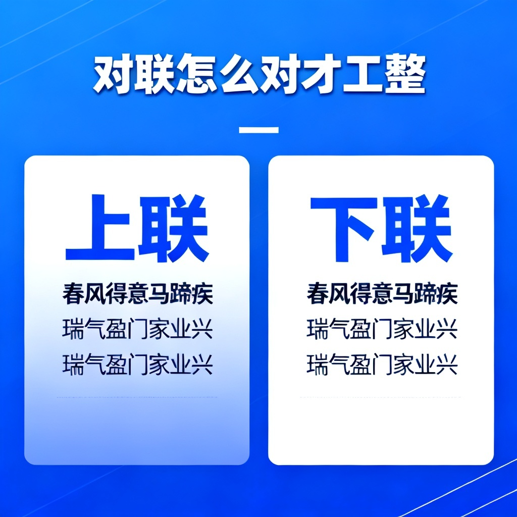 2026年对联怎么对才工整?从格律到AI,手把手教你写出让人叫绝的好对联配图2