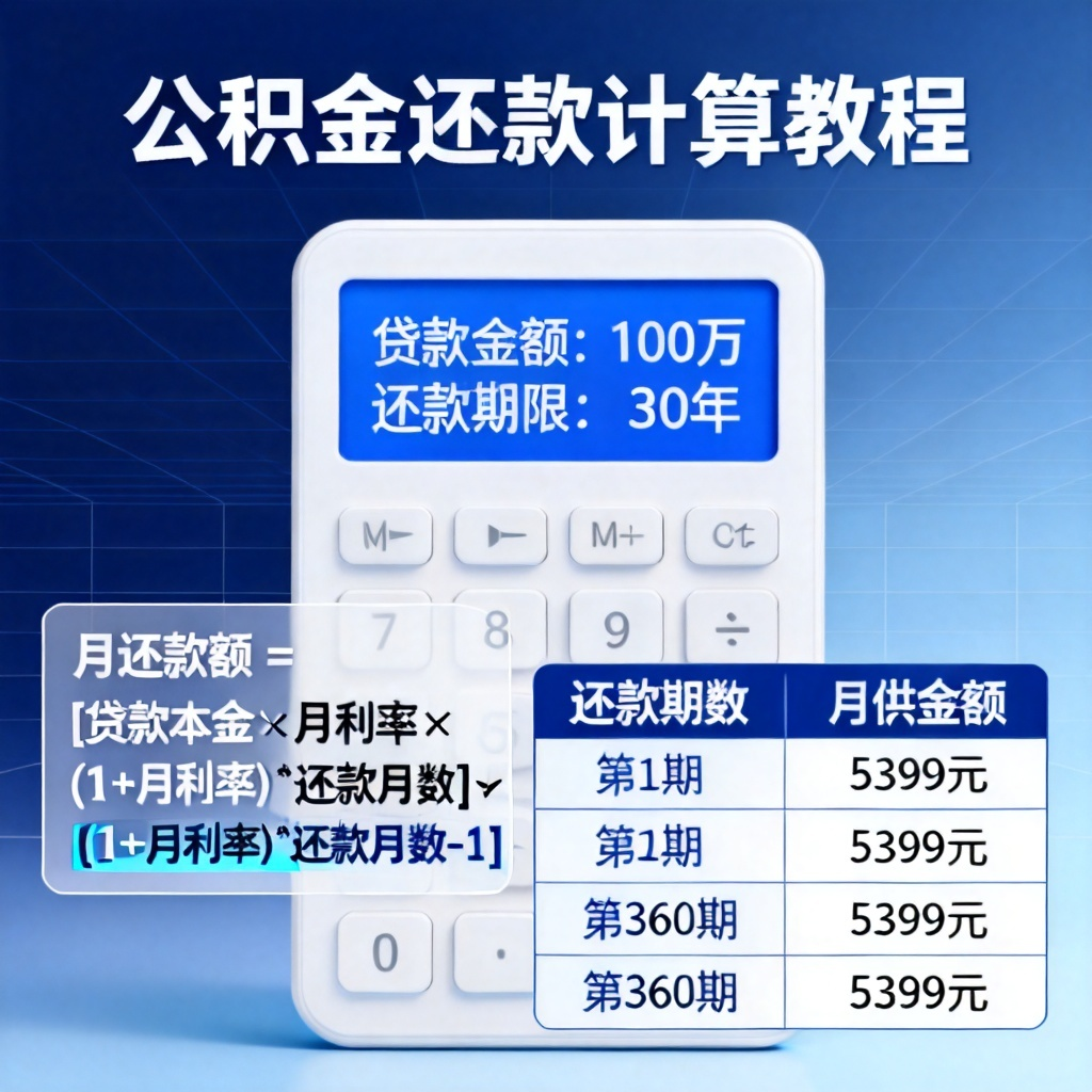 公积金还款计算？2026最新完整教程与实操指南配图1