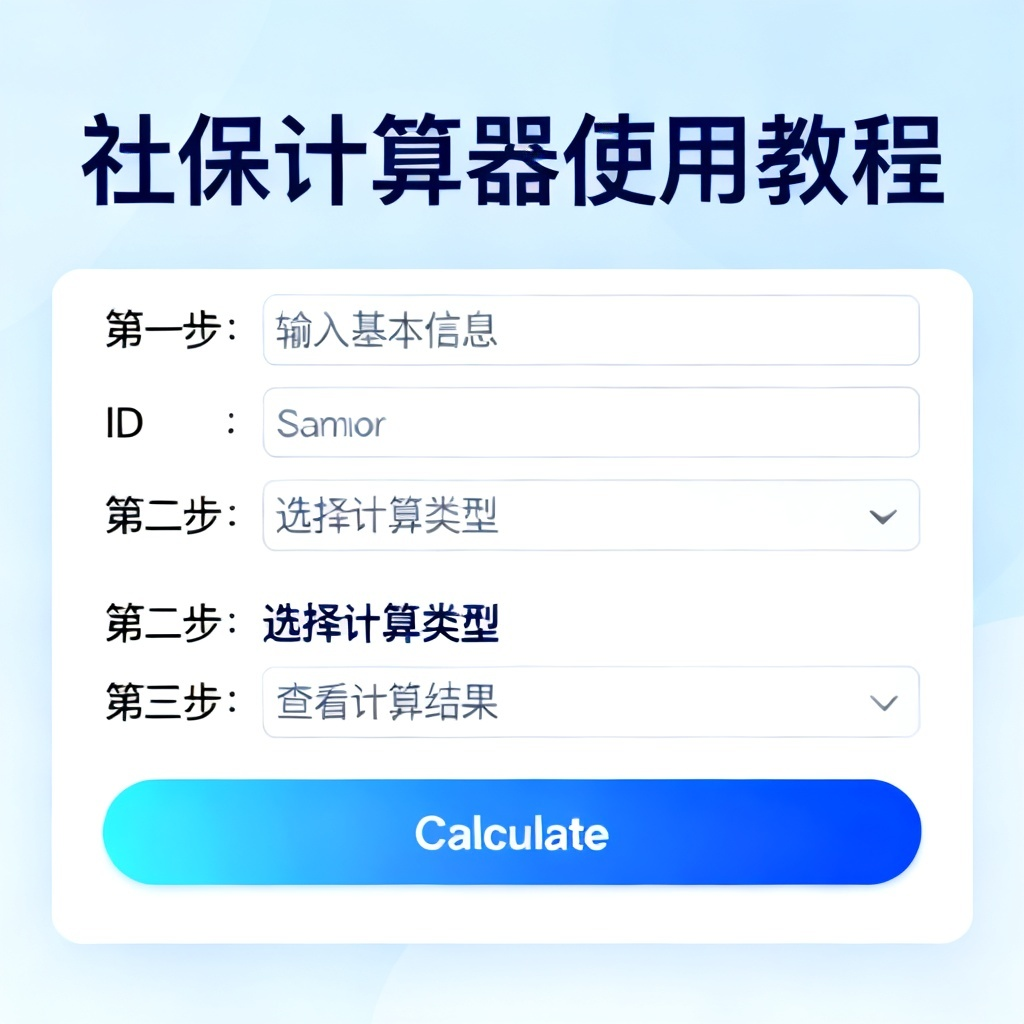 社保计算器怎么使用2026:手把手教你算清五险一金,轻松规划个人财务配图1