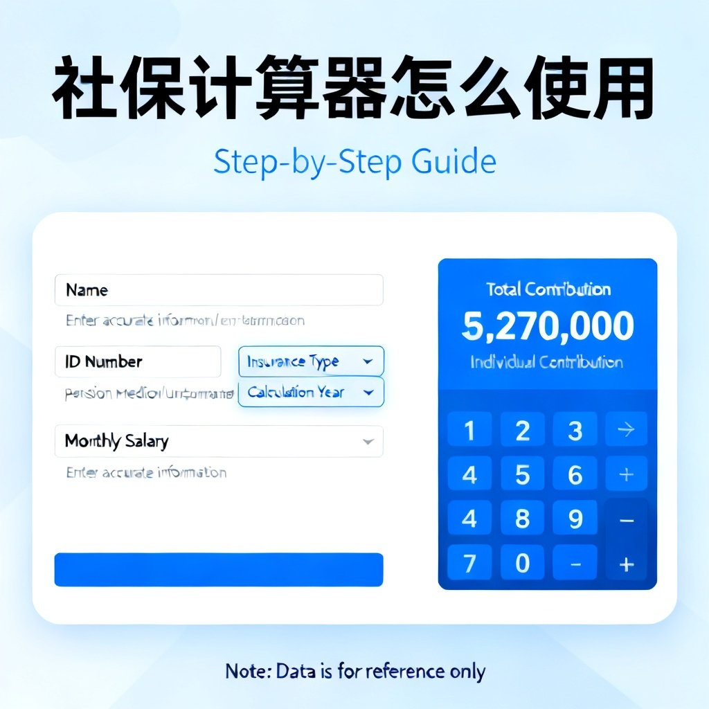 社保计算器怎么使用2026:手把手教你算清五险一金,轻松规划个人财务配图2