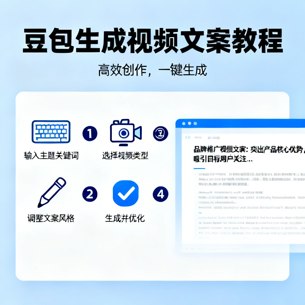 豆包怎么生成视频文案？2026最新完整教程与实操指南配图1