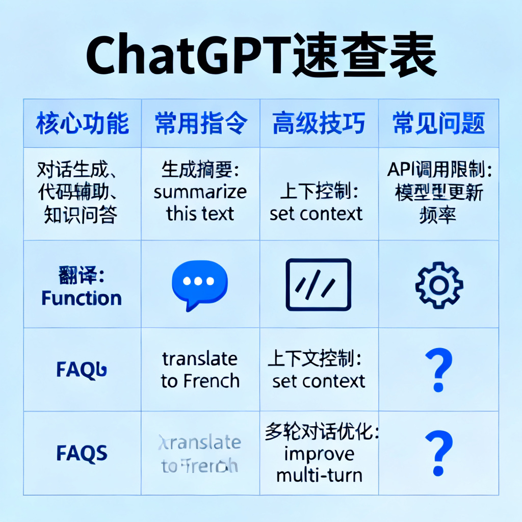 ChatGPT速查表？2026最新完整教程与实操指南配图2