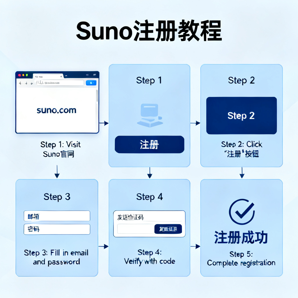 Suno注册教程?2026最新完整教程与实操指南配图2