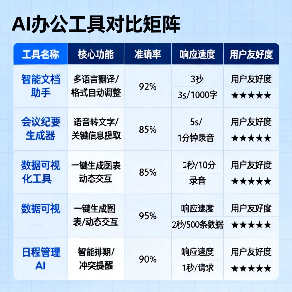AI办公工具对比矩阵?2026最新完整教程与实操指南配图1