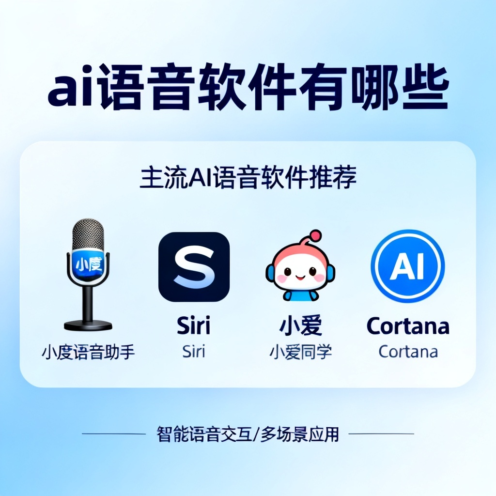 ai语音软件有哪些？2026最新完整教程与实操指南配图2