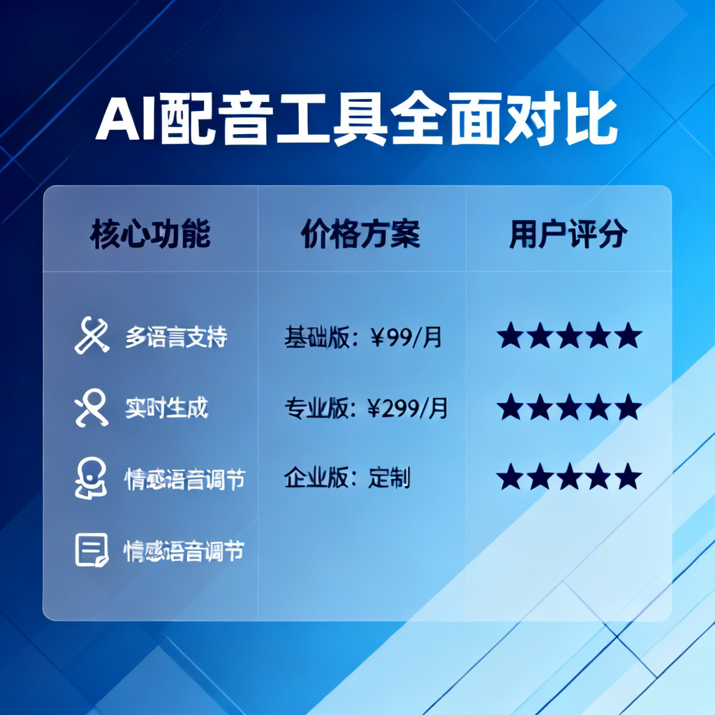 AI配音工具全面对比？2026最新完整教程与实操指南配图1
