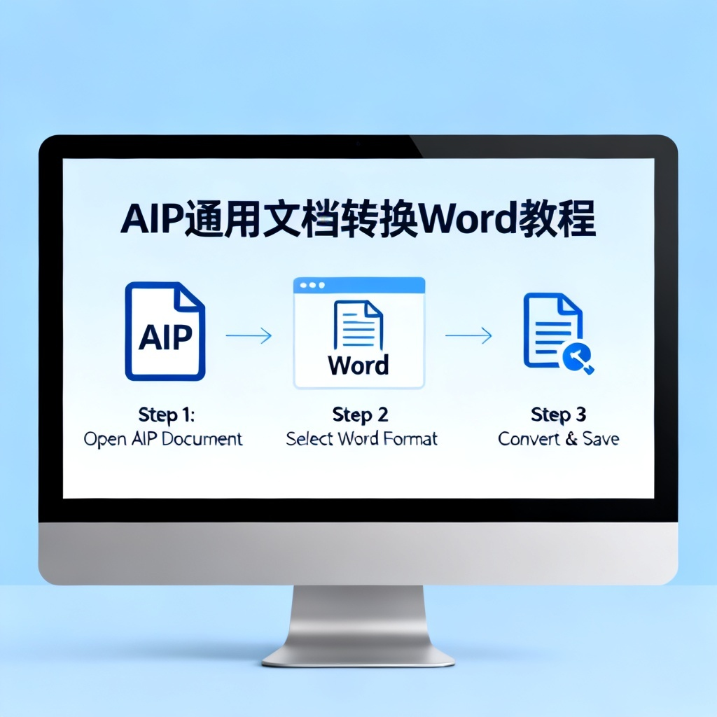 aip通用文档如何转换word？2026最新完整教程与实操指南配图2