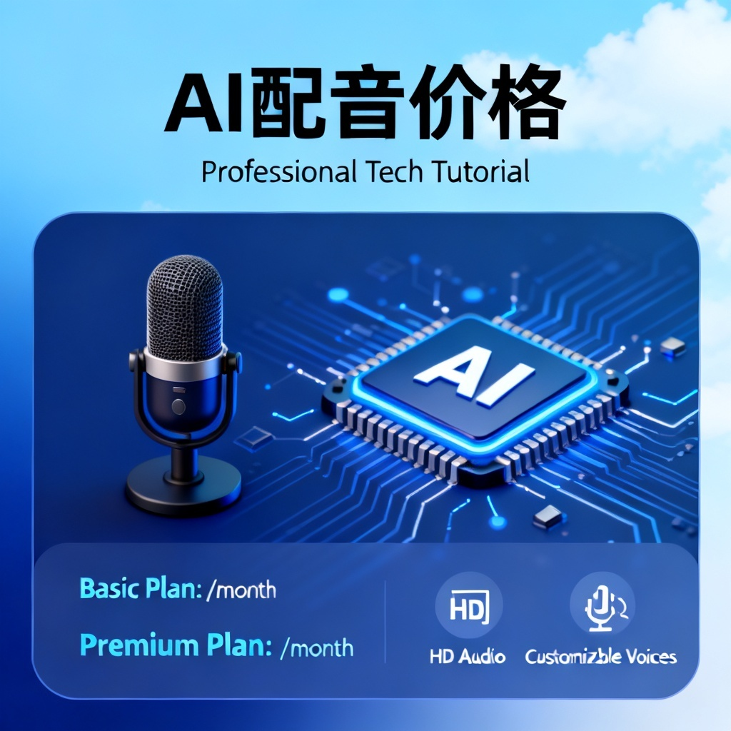 AI配音价格?2026最新完整教程与实操指南配图1